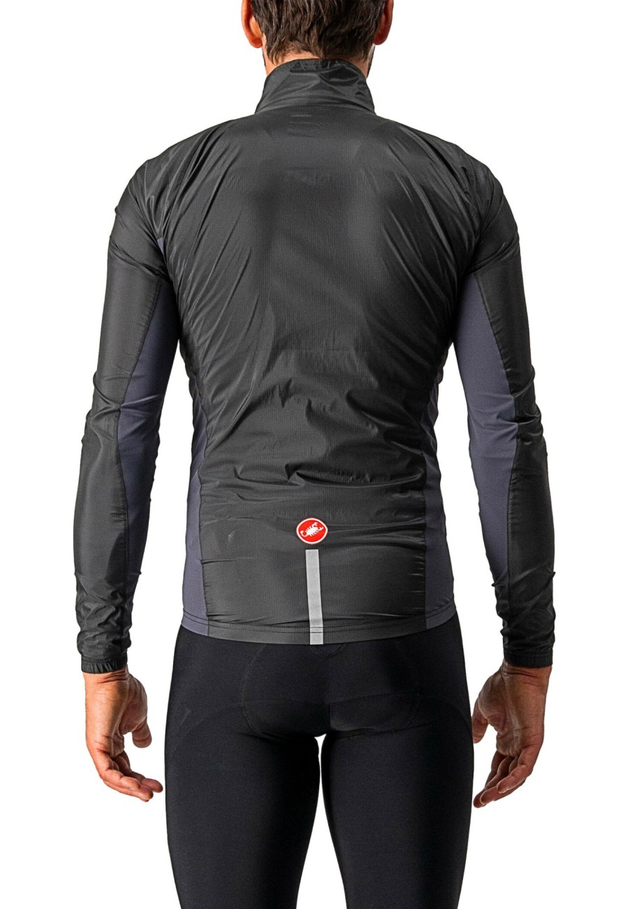 Rennradjacken | Castelli Castelli Squadra Stretch Jacke Herren Schwarz