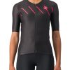 Triathlonanzuge | Castelli Castelli Free Speed 2 Race Kurzarm Oberteil Damen Schwarz