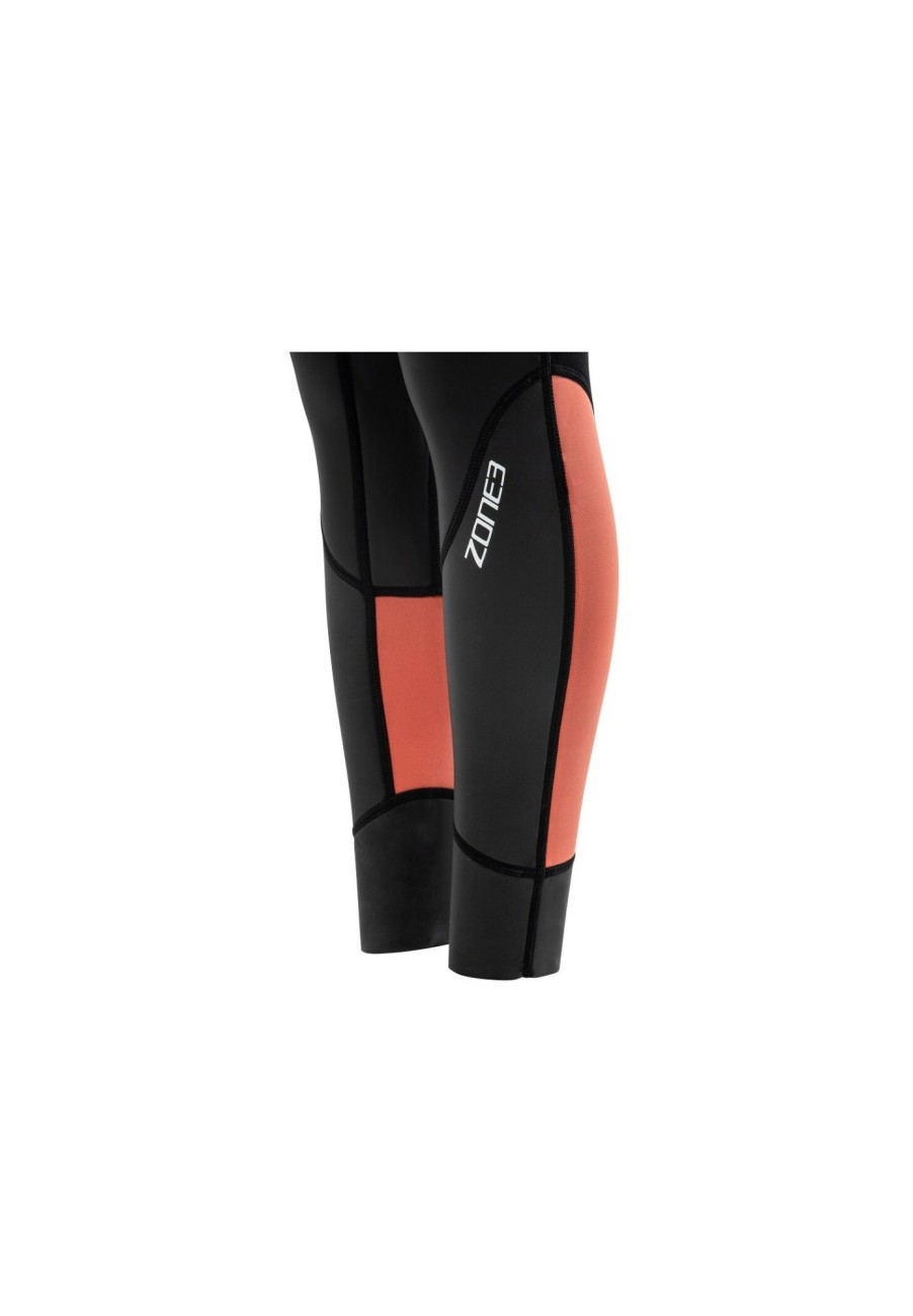 Schwimmbekleidung | Zone3 Zone3 Venture Neoprenanzug Damen Schwarz/Orange