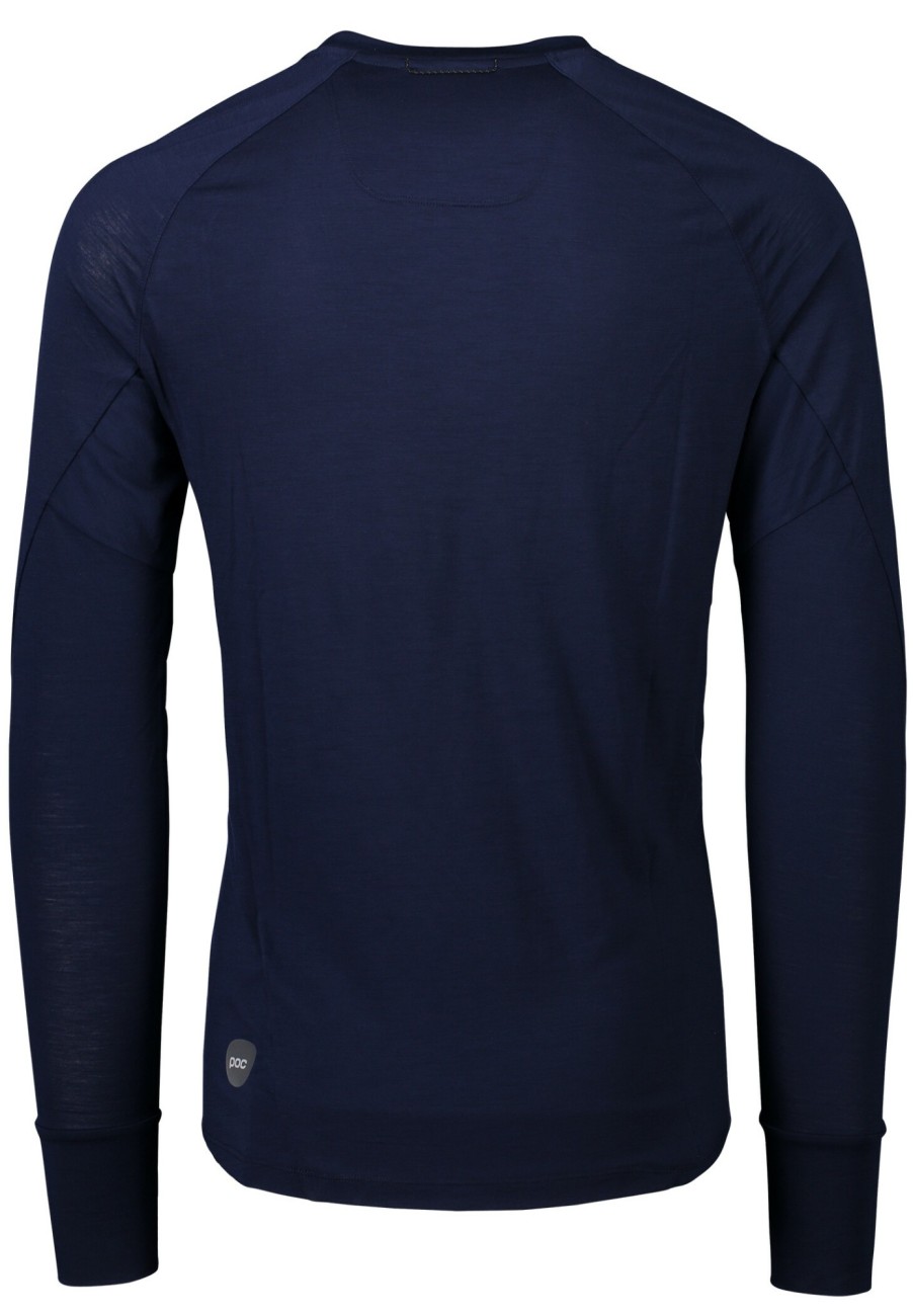 Trikots Langarm | POC Poc Light Merino Trikot Herren Blau