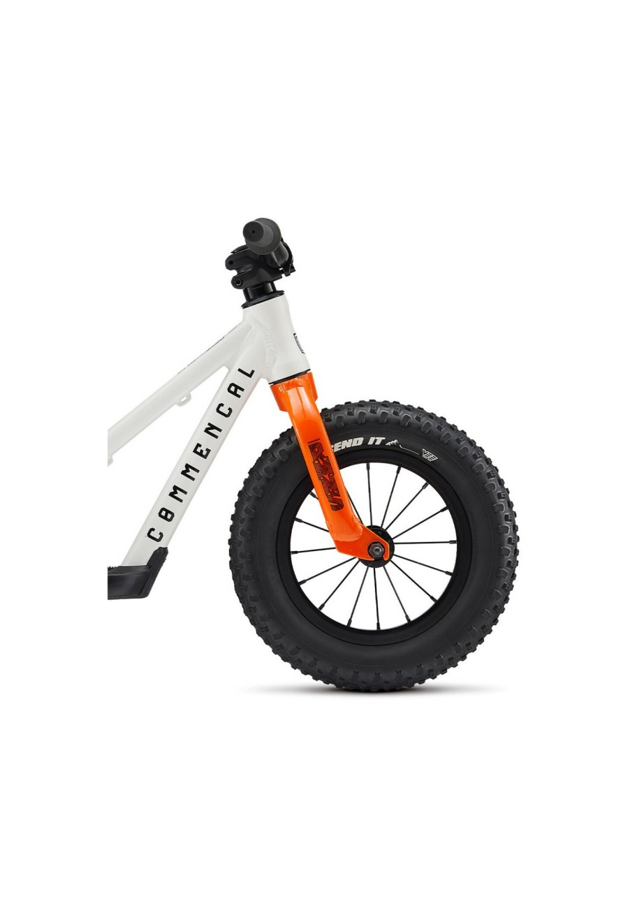 Lauflernrader | Commencal Commencal Rmns 12" Lernlaufrad Kinder Weis/Schwarz