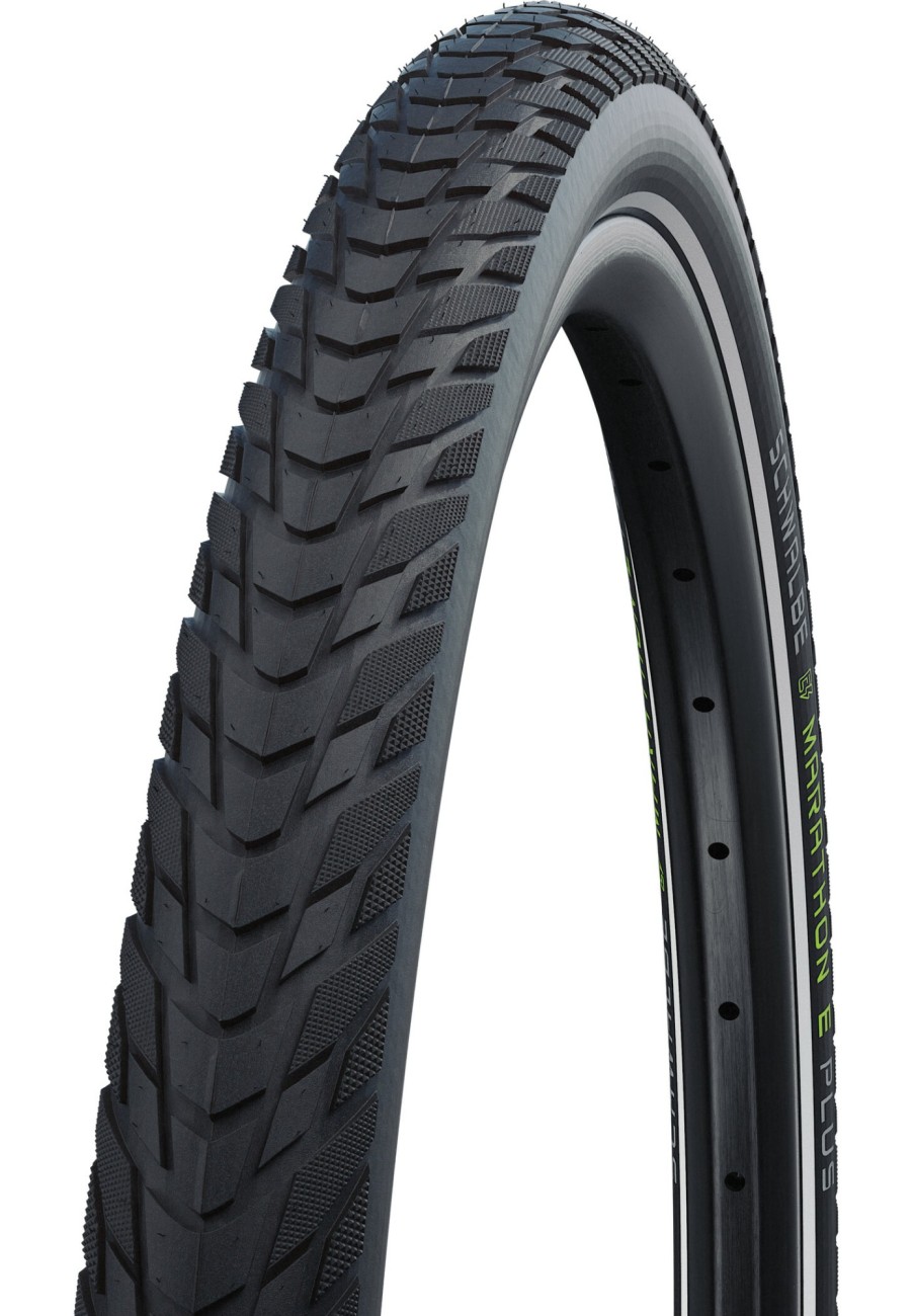 Reifen | SCHWALBE Schwalbe Marathon E-Plus Perform Drahtreifen 28X2.15" Smart Dualguard E-50 Addix E Reflex Schwarz