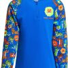 Schwimmbekleidung | Funky Trunks Funky Trunks Zippy Rash Guard Jungen Blau/Bunt