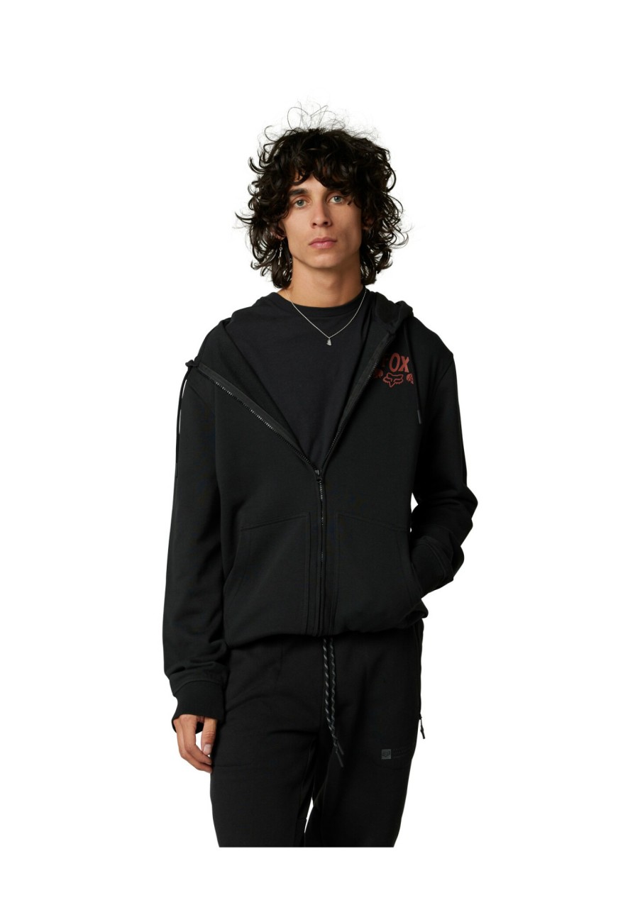 Streetwear | Fox Fox No Contest Fleece Pullover Mit Rv Herren Schwarz