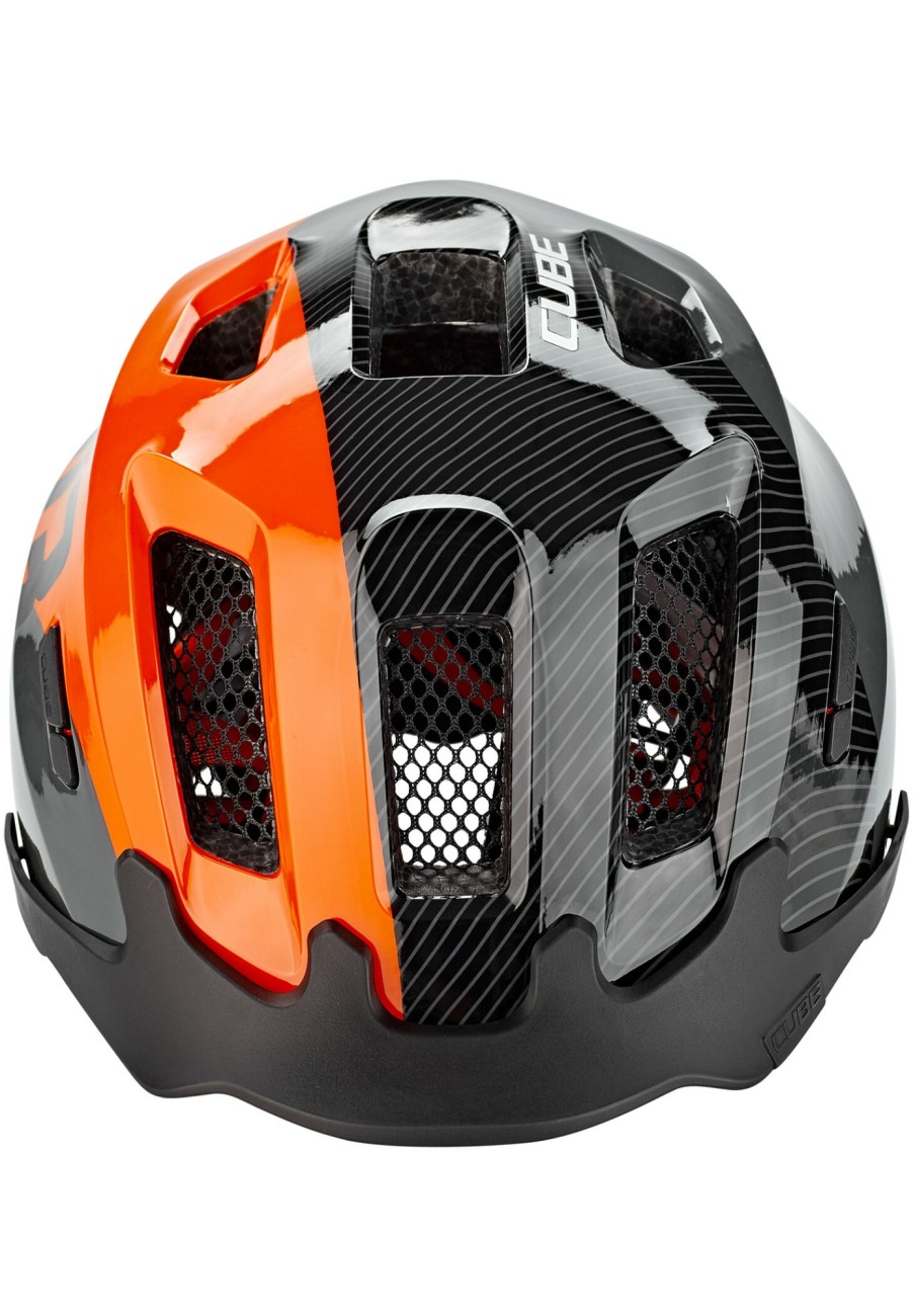 Kinderhelme | Cube Cube Ant X Action Team Helm Kinder Schwarz/Orange