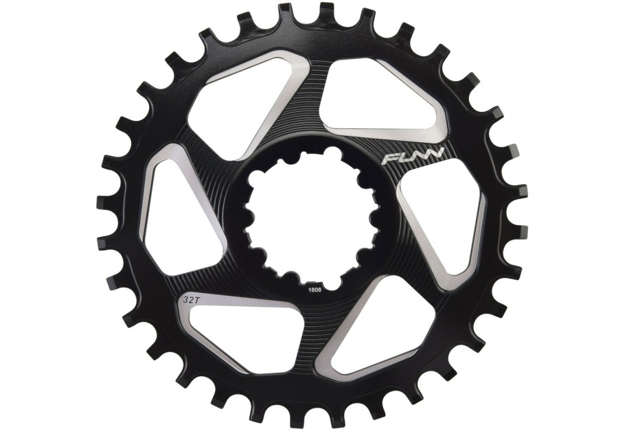 Antrieb | FUNN Funn Solo Dx Narrow Wide Kettenblatt 32Z 10/11-Fach 6Mm Offset Dm Fur Sram Schwarz