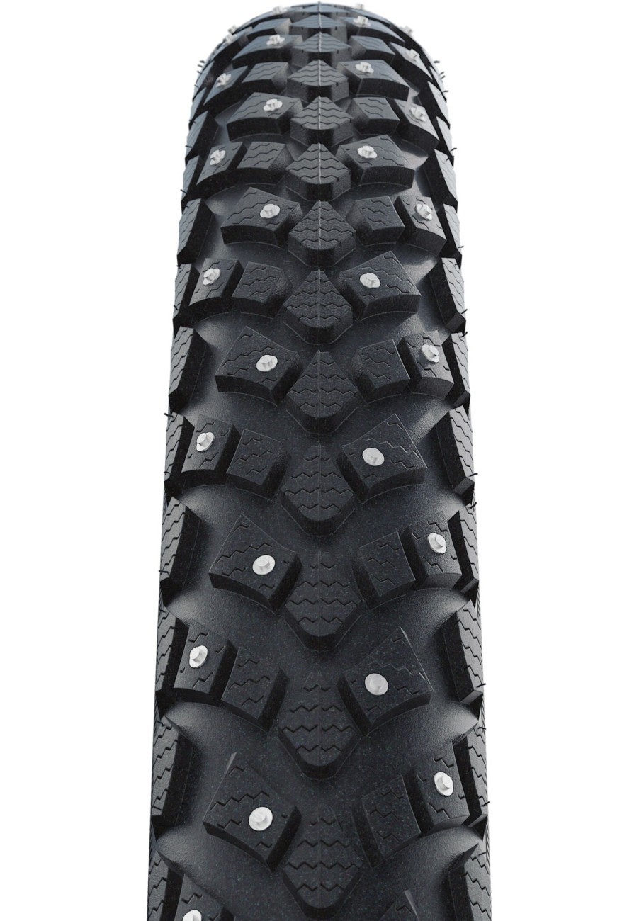 E-Bike Teile | SCHWALBE Schwalbe Marathon Winter Plus Performance Drahtreifen 26X2.15" Smartguard E-25 Reflex Schwarz