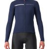 Trikots Langarm | Castelli Castelli Sinergia 2 Trikot Fz Damen Blau