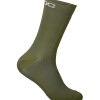 Socken | POC Poc Lithe Mtb Mid-Cut Socken Oliv