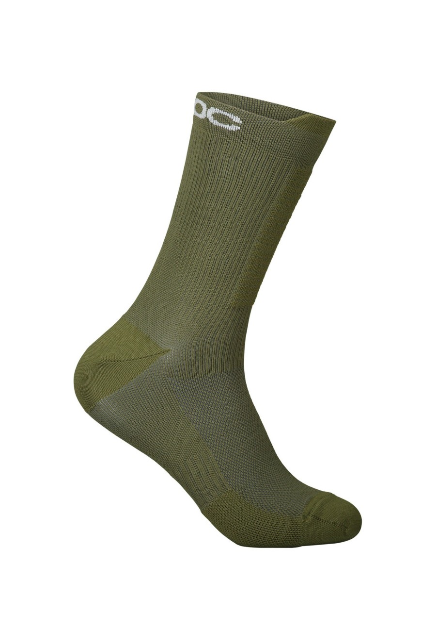 Socken | POC Poc Lithe Mtb Mid-Cut Socken Oliv