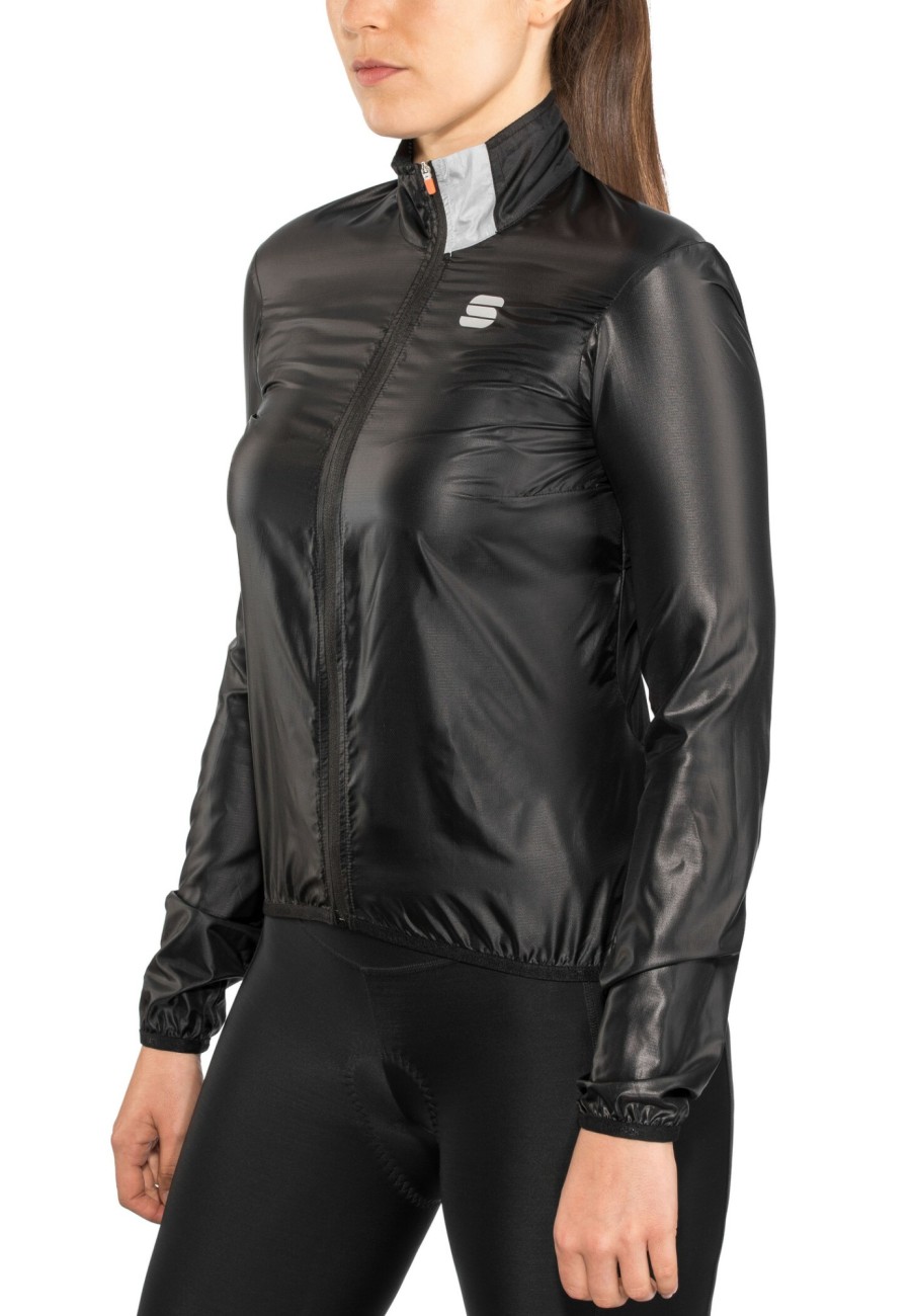 Rennradjacken | Sportful Sportful Hot Pack Easylight Jacke Damen Schwarz