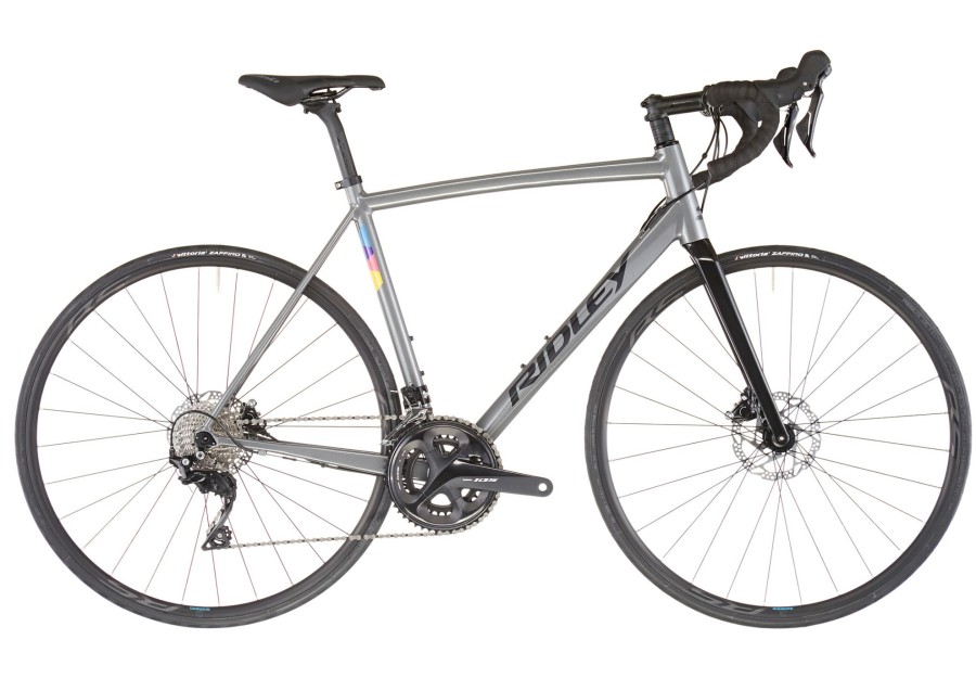 Strasenrennrader | Ridley Bikes Ridley Bikes Fenix Sla Disc 105 Mix Grau/Schwarz