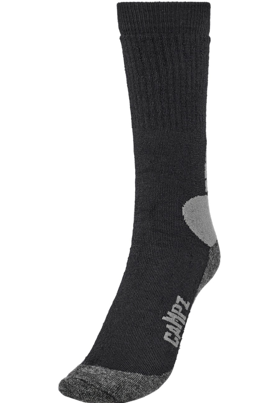 Socken | CAMPZ Campz Expedition Socken Merino Kinder Schwarz