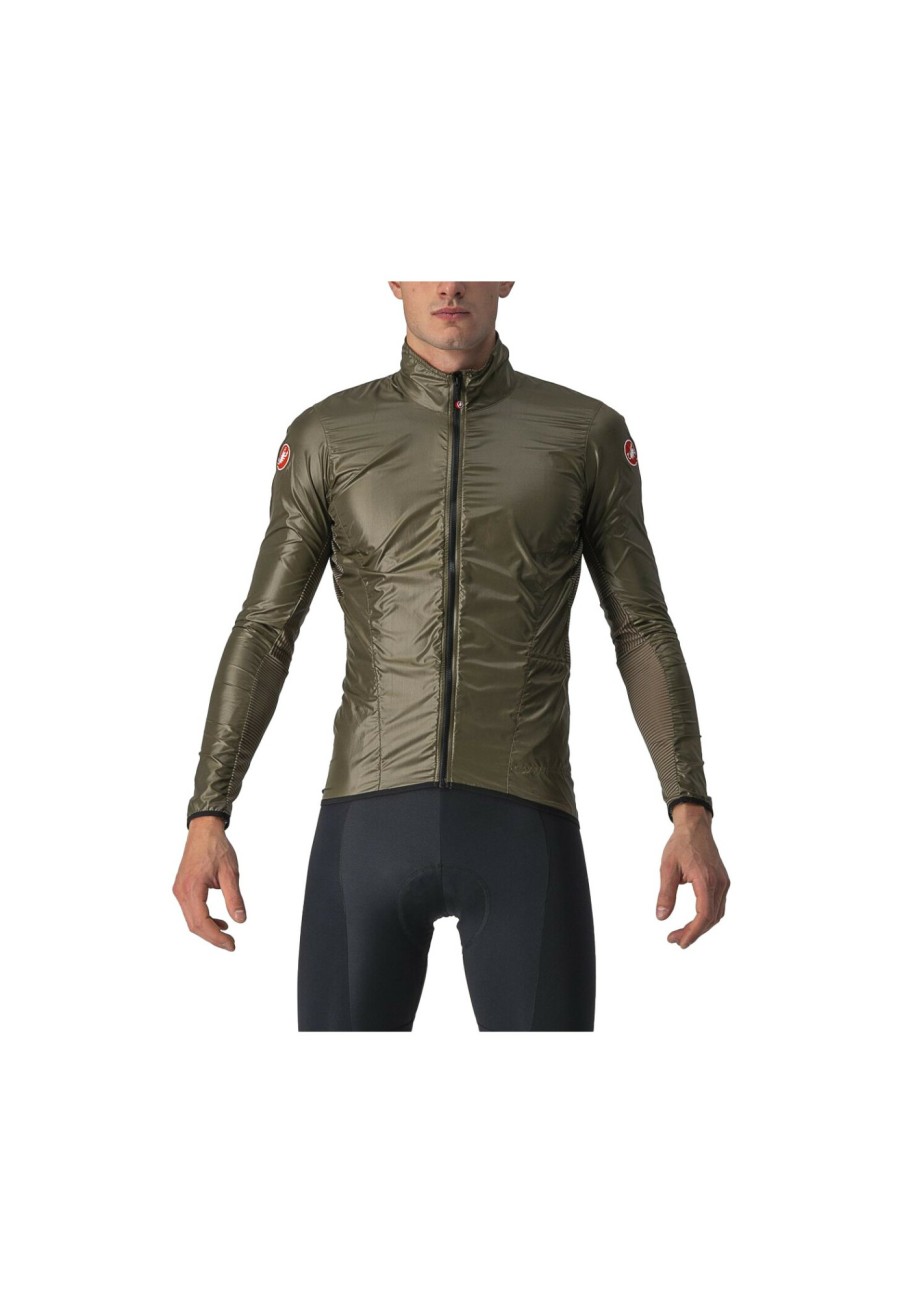 Rennradjacken | Castelli Castelli Aria Shell Jacke Herren Braun