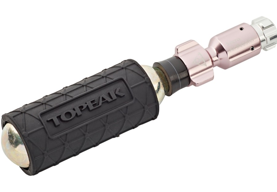 Pumpen | Topeak Topeak Micro Airbooster Co2 Pumpe 16G Silber