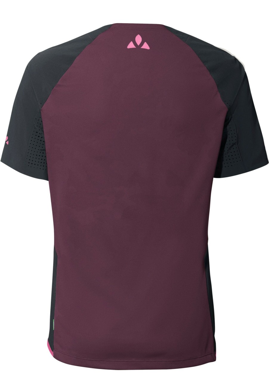 Streetwear | VAUDE Vaude Moab Pro Kurzarm Shirt Damen Lila/Schwarz