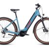 E-Bikes Trekking | Cube Cube Nuride Hybrid Performance 500 Allroad Easy Entry Blau