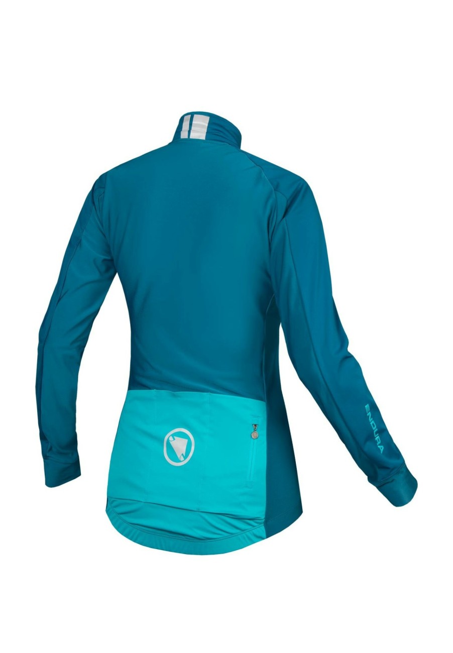 Trikots Langarm | Endura Endura Fs260-Pro Jetstream Ii Langarm Trikot Damen Blau/Turkis