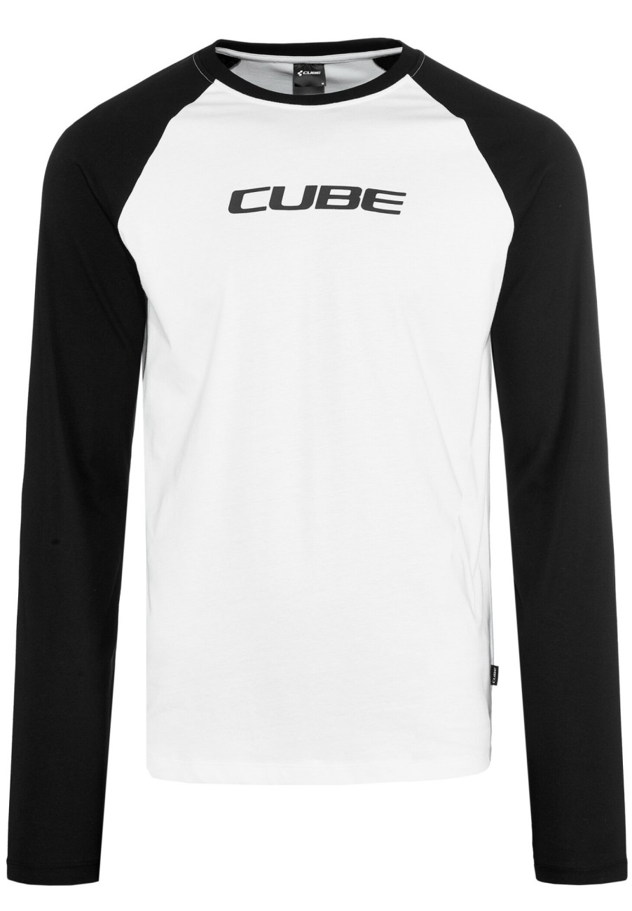 Streetwear | Cube Cube Organic Langarm Shirt Herren Weis/Schwarz