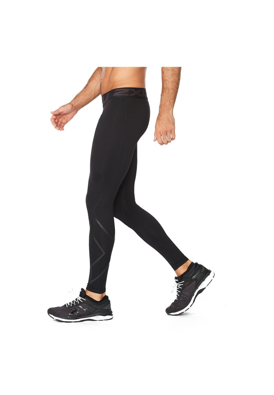 Laufbekleidung | 2XU 2Xu Ignition Kompressionstights Herren Schwarz