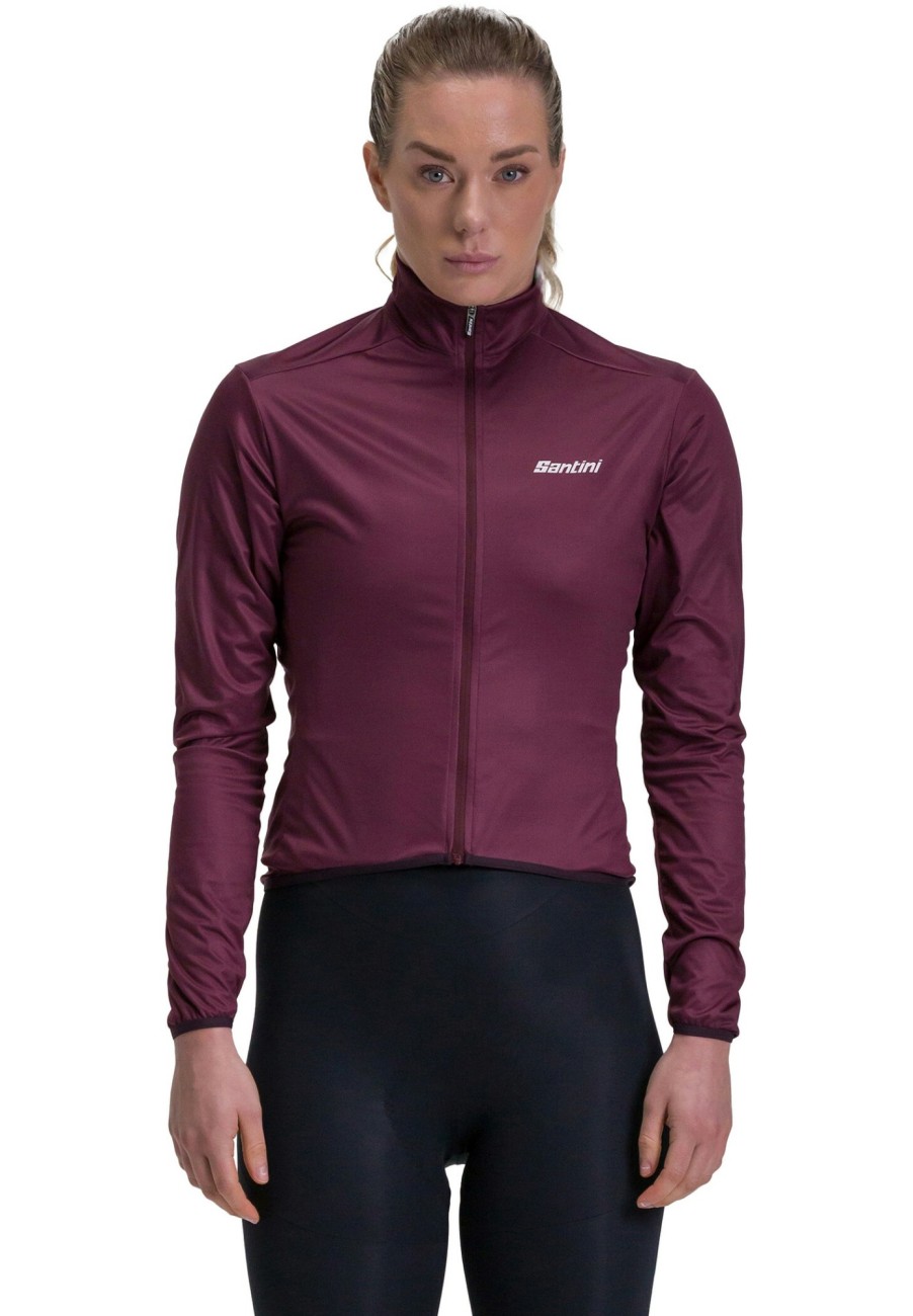 Windjacken | Santini Santini Nebula Windbreaker Damen Rot