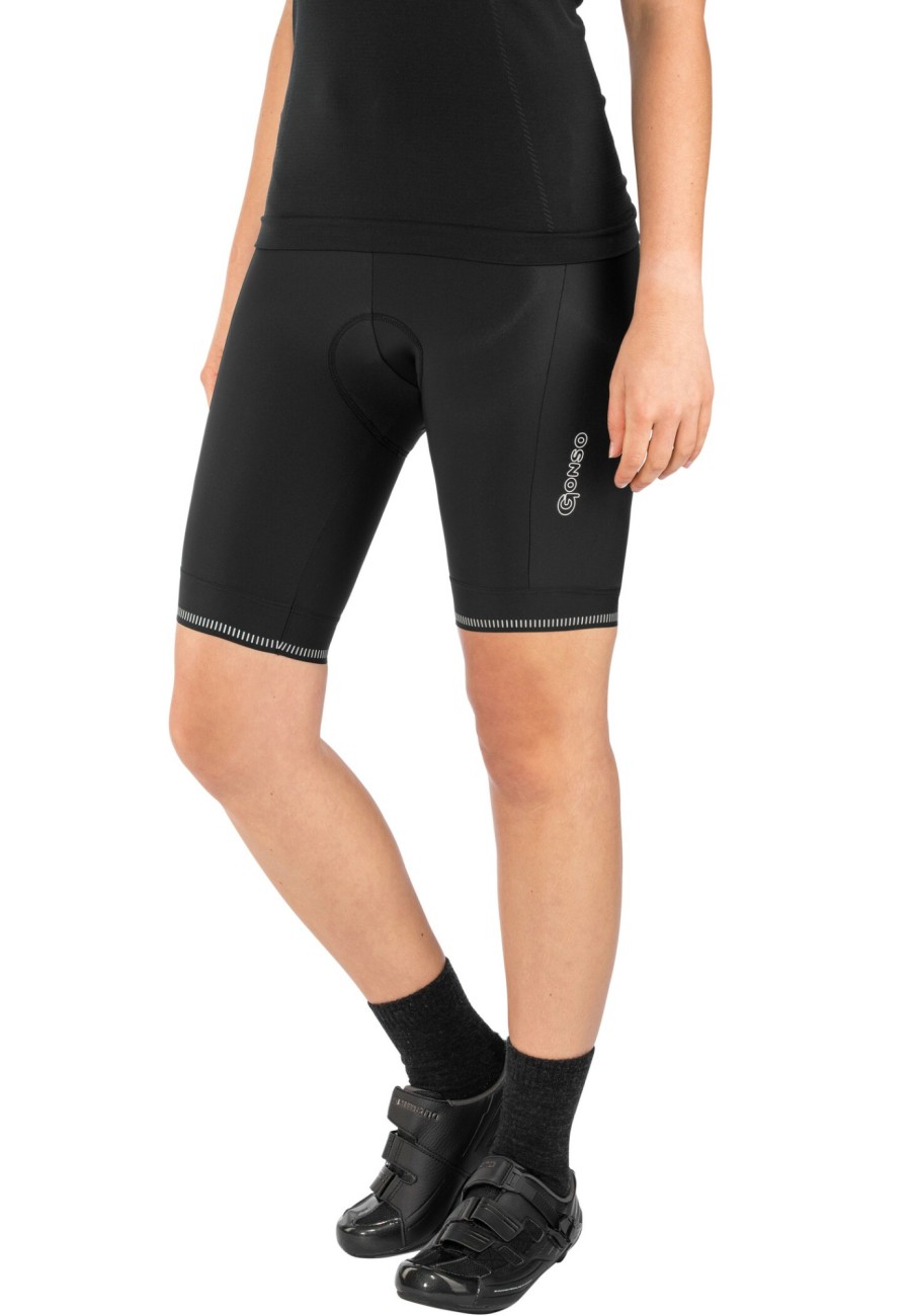 Mtb Hosen | Gonso Gonso Sitivo Shorts Mit Weichem Sitzpolster Damen Schwarz