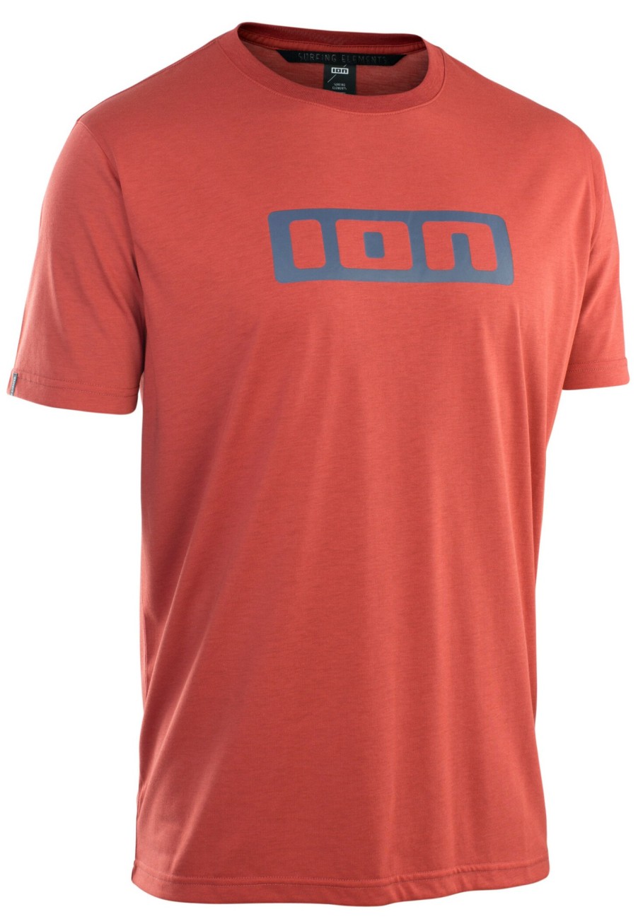 Trikots Kurzarm | ION Ion Drirelease Logo Kurzarm Tee Herren Rot