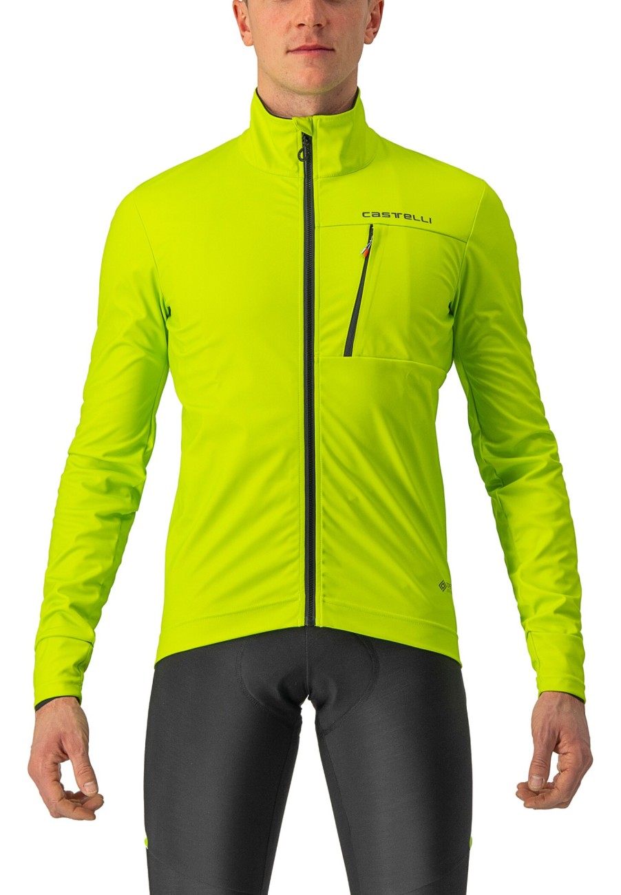 Rennradjacken | Castelli Castelli Go Jacke Herren Gelb