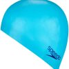 Schwimmkappen | speedo Speedo Plain Moulded Silikon Badekappe Kinder Turkis