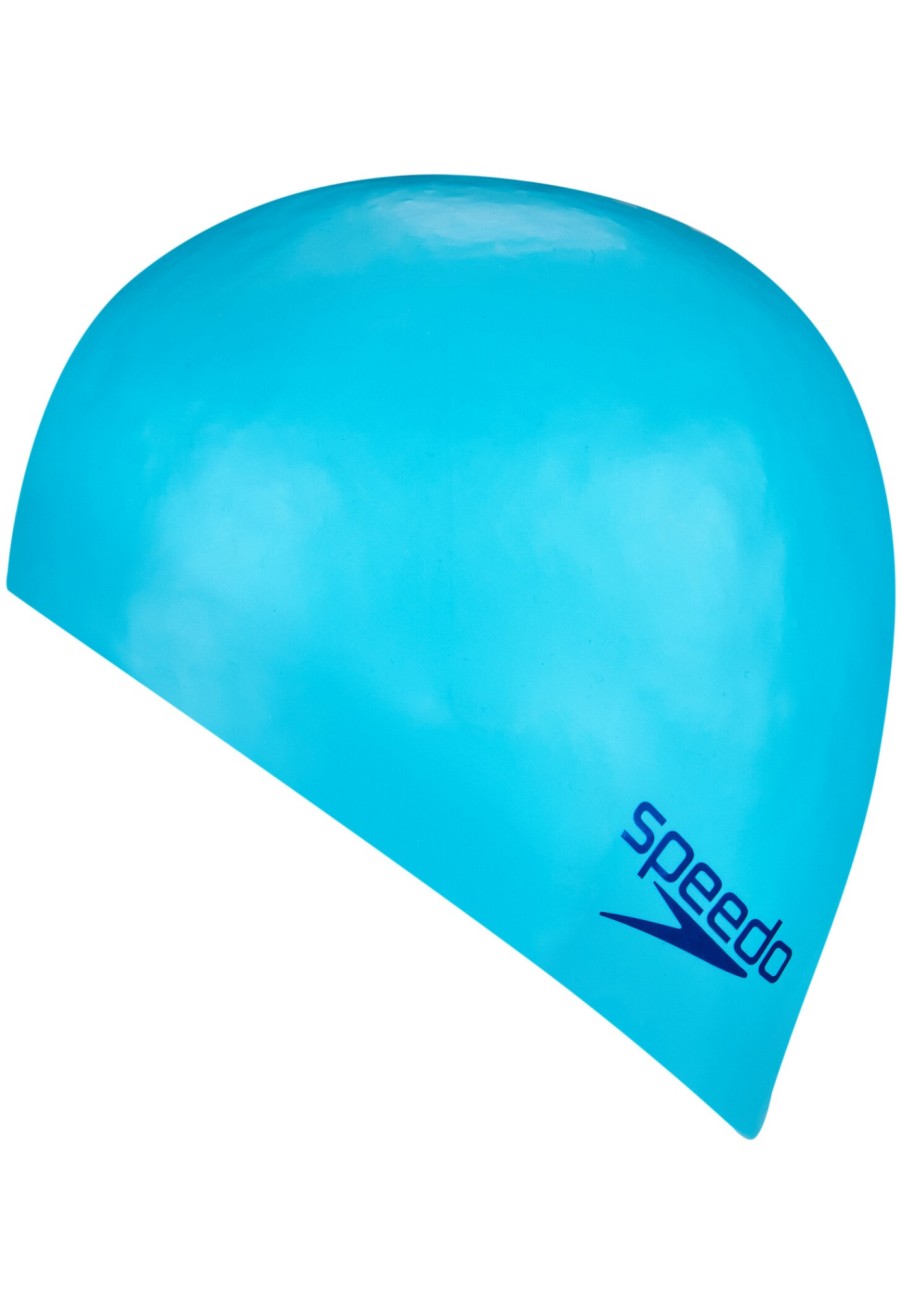 Schwimmkappen | speedo Speedo Plain Moulded Silikon Badekappe Kinder Turkis