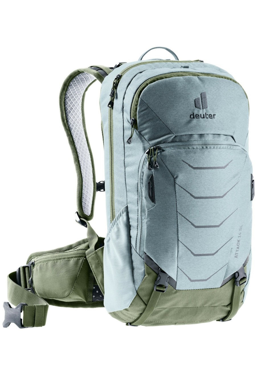 Rucksacke & Taschen | deuter Deuter Attack 14 Sl Rucksack Damen Grau/Oliv