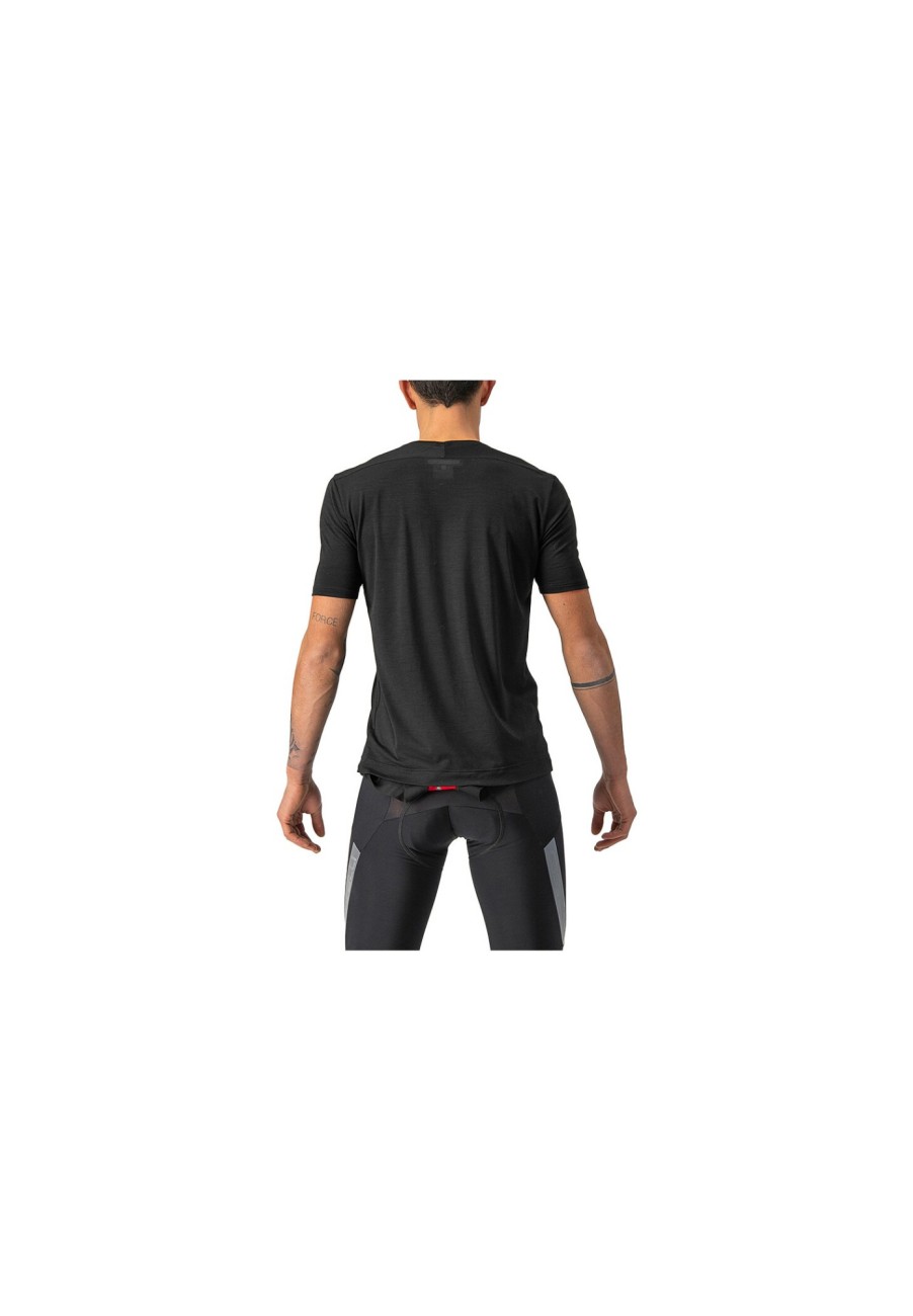 Kurzarm Shirts | Castelli Castelli Bandito Wool Kurzarm Baselayer Herren Schwarz