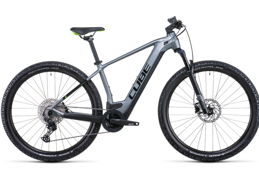 E-Mountainbikes | Cube Cube Reaction Hybrid Pro 625 Silber