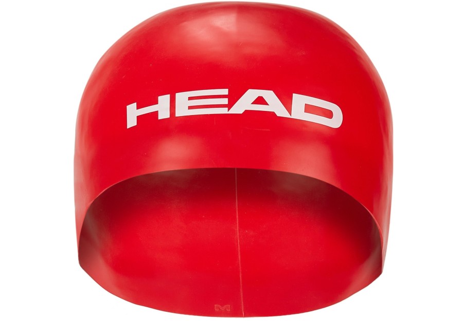 Schwimmkappen | Head Head 3D Racing Badekappe M Rot