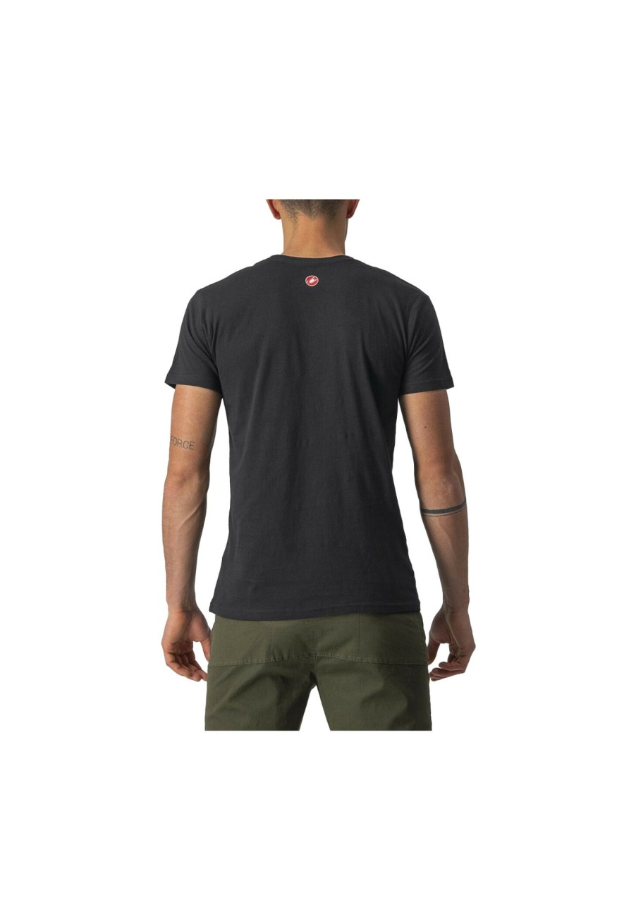 Streetwear | Castelli Castelli Ventaglio Tee Herren Schwarz