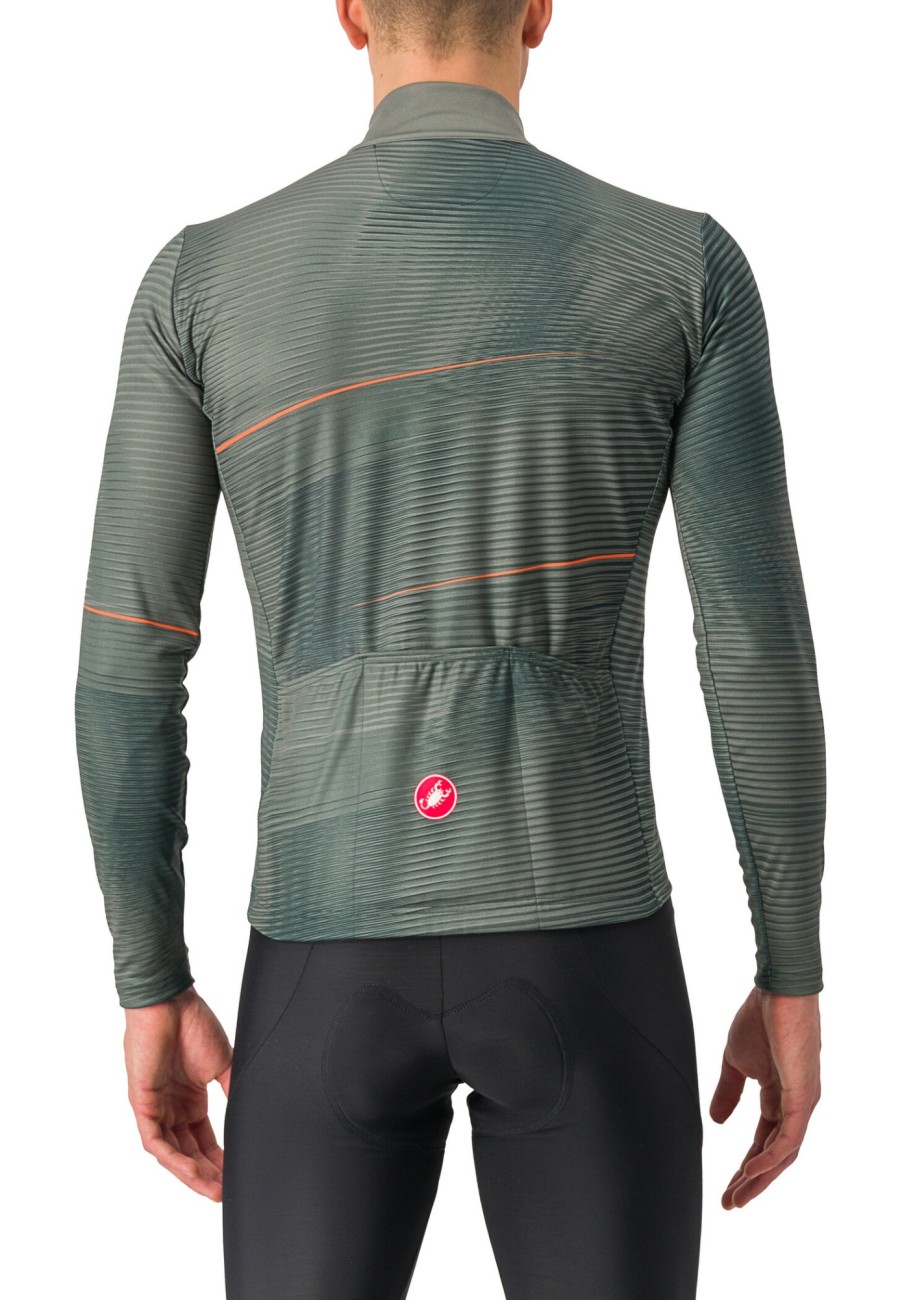 Trikots Langarm | Castelli Castelli Raffica Langarm Trikot Herren Petrol