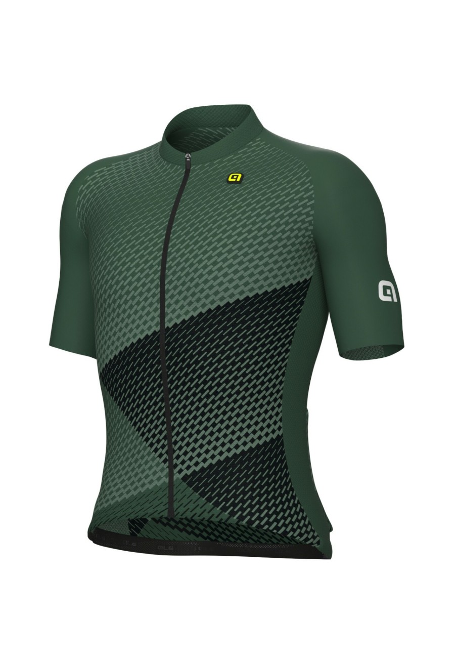 Trikots Kurzarm | Alé Cycling Ale Cycling Web Kurzarm Trikot Herren Grun