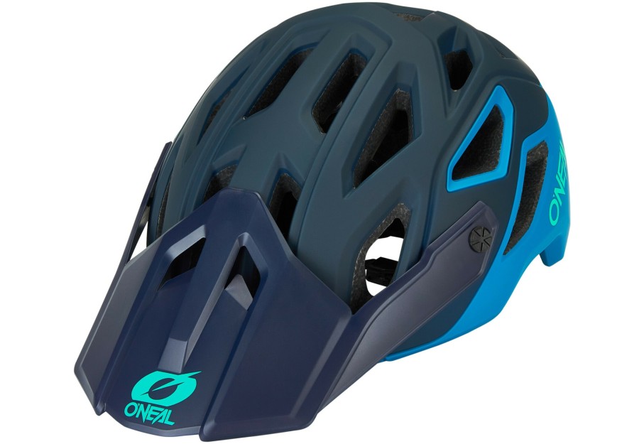 Enduro Helme | O'Neal O'Neal Pike 2.0 Helm Solid Blau/Turkis