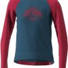 Mtb Trikots | Zimtstern Zimtstern Pureflowz Langarmshirt Kinder Blau/Rot