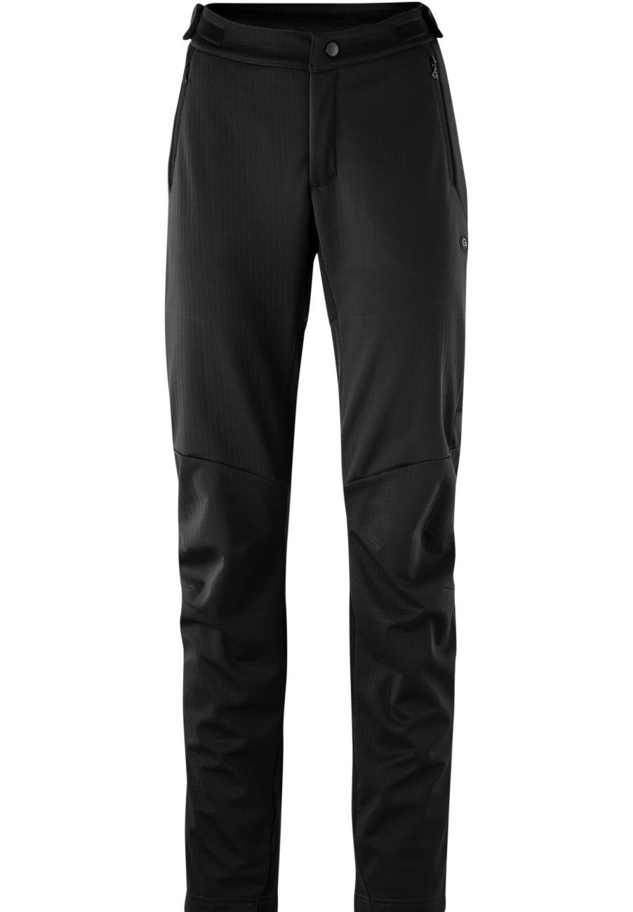 Hosen Lang | Gonso Gonso Ferra Softshell Fahrradhose Damen Schwarz