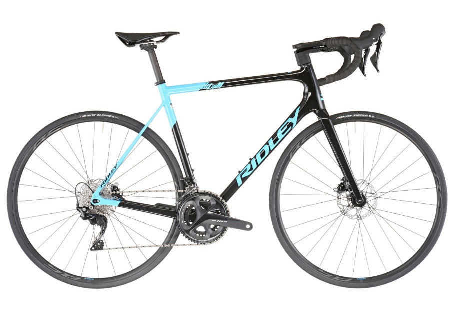 Strasenrennrader | Ridley Bikes Ridley Bikes Helium Disc 105 Schwarz/Blau