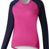 Trikots Langarm | Shimano Shimano Saiko Warm Langarm Trikot Damen Pink