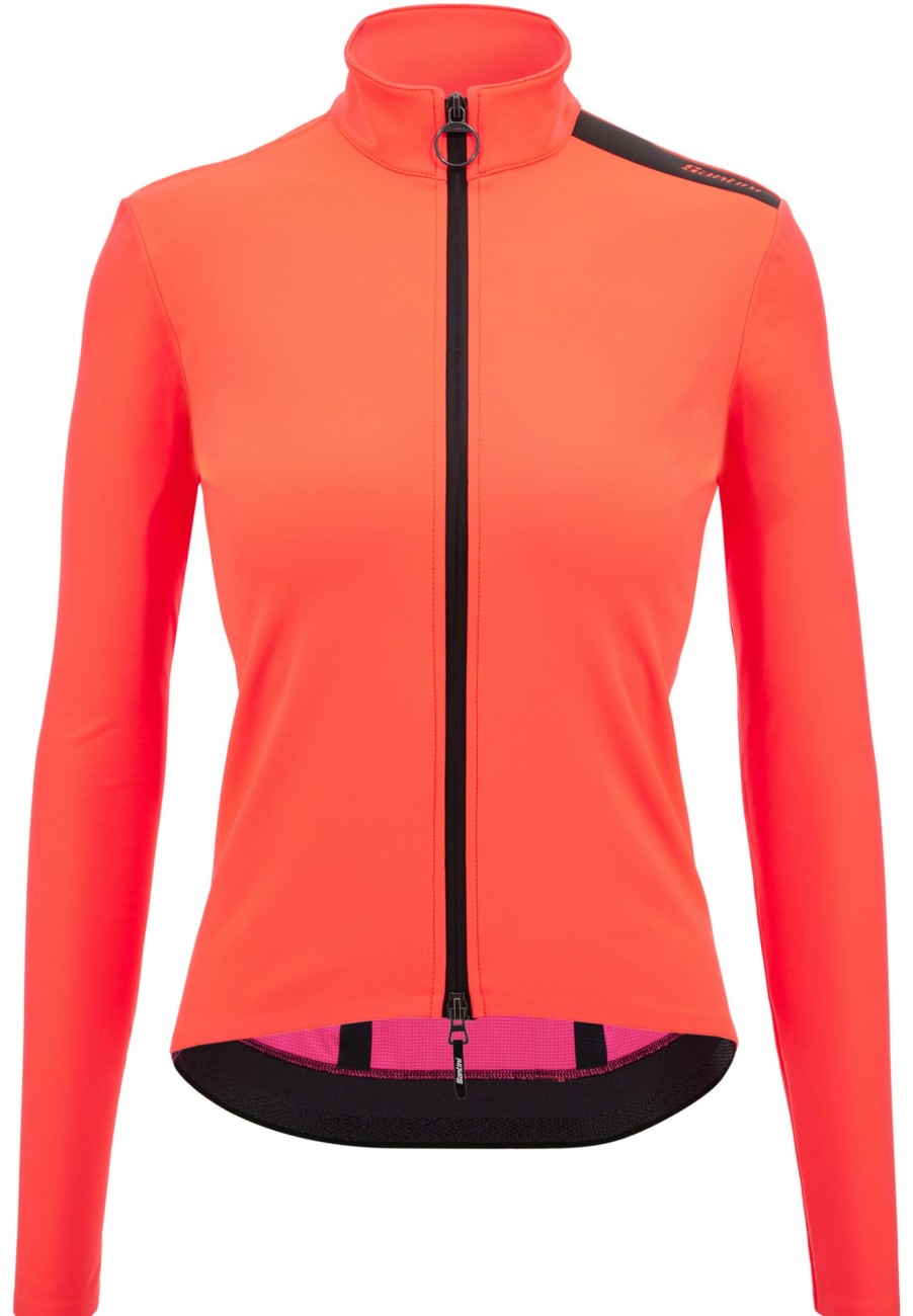 Rennradjacken | Santini Santini Adapt Multi Jacke Damen Rot/Schwarz