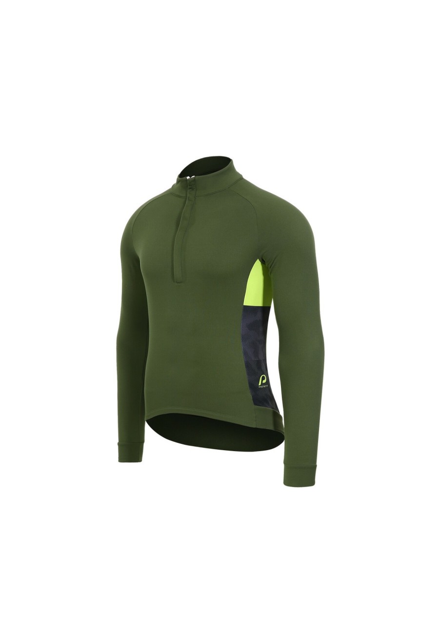 Streetwear | Protective Protective P-Cruising Langarm Pullover Herren Oliv