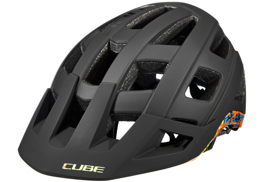 Enduro Helme | Cube Cube Badger Helm Schwarz/Bunt