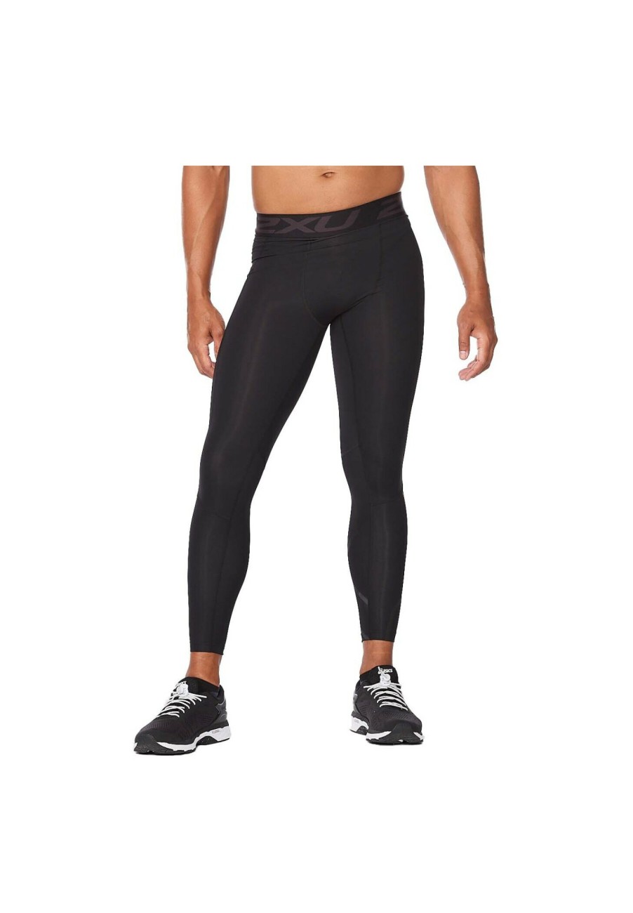 Laufbekleidung | 2XU 2Xu Motion Kompressionstights Herren Schwarz