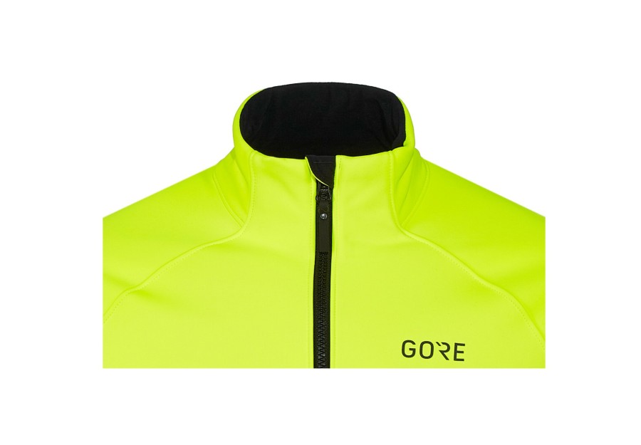 Rennradjacken | GOREWEAR Gorewear C3 Gore-Tex Infinium Thermojacke Herren Gelb/Schwarz