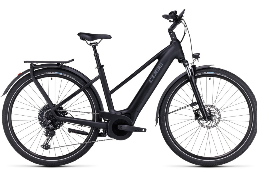 E-Bikes Trekking | Cube Cube Touring Hybrid Pro 500 Trapez Schwarz