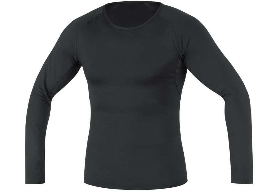 Langarm Shirts | GOREWEAR Gorewear Base Layer Longsleeve Shirt Men Schwarz