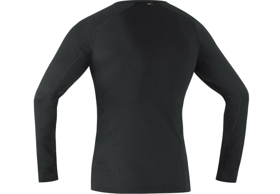 Langarm Shirts | GOREWEAR Gorewear Base Layer Longsleeve Shirt Men Schwarz